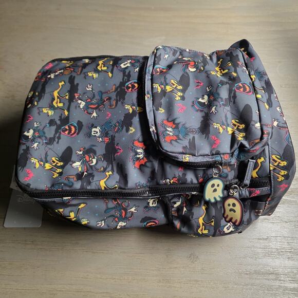 Disney Parks Halloween Mickey and Friends Grey Spooky Laptop Backpack main image 6